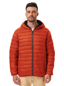 Men's New Style Light <b>Weight</b> Zipper Closure Bubble Jacket High Street Style with <b>Stand</b> Collar for Winter - Product Image 6