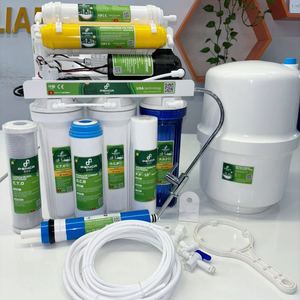 Purificador de agua personalizado, sistema RO de ultrafiltración de 7 etapas, 100gpd, con bomba de tanque de gabinete, planta de filtro de agua doméstica - Product Image 5