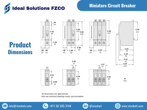 Nouveau disjoncteur miniature Square D EDB34015-50A-E-Frame-3 pôles-480Y/277VAC-25kA max-boulonné-MCB d'origine - Product Image 4