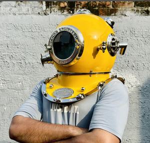 Casque de plongée sous-marine antique de super qualité - Product Image 2