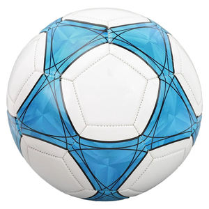 ลูกฟุตบอลหนัง PU คุณภาพสูงมาใหม่สีดำสีขาวขนาด5 4 3โลโก้ปรับแต่งได้สำหรับการฝึกซ้อม - Product Image 3