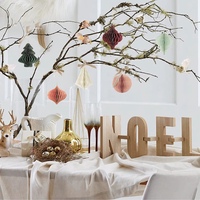 Handgefertigte Papier-Weihnachtsornamente im Großhandel, Wabenkugel-Anhänger-Dekoration für Party, Feiertage, Weihnachtsbaum