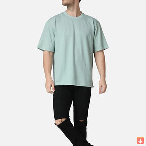 Microfibre nouveau Style 2024 à la mode hommes T-shirts goutte épaule séchage rapide personnaliser tricot t-shirts en haute qualité oem - Product Image 5