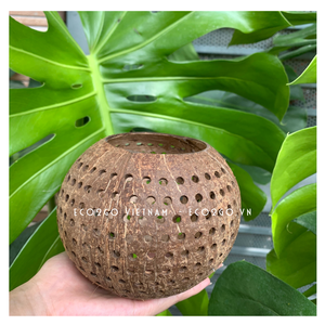 ที่ใส่เทียนทีไลท์มะพร้าวธรรมชาติที่ใส่เทียนหอมจาก Eco2go เวียดนาม - Product Image 4