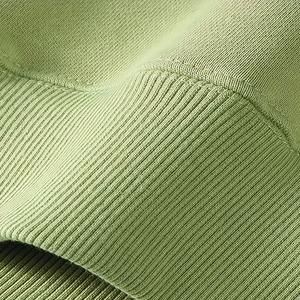 เสื้อผ้าฤดูหนาวสำหรับผู้ชายผ้าฟลีซพิมพ์ลายแบบมีซิปรูดเต็มความยาว500 GSM แนวสตรีทผ้าคอตตอน100% - Product Image 4