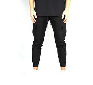 Pantalon évasé surdimensionné en coton éponge français personnalisé Y2K pantalon de survêtement baggy à jambes larges droites pour hommes pantalon de survêtement empilé décontracté - Product Image 5