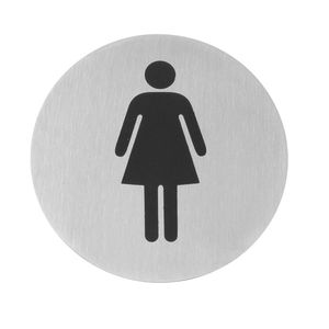 Plaque de porte pour femme de 75 mm - Design HENDI - Product Image 1
