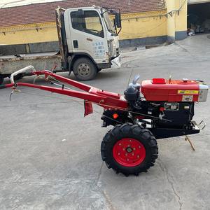 Tractor de Dos Ruedas 4x4 con Bomba y Arado de Discos, Motor Diésel de 20HP, Venta al Por Mayor - Product Image 2