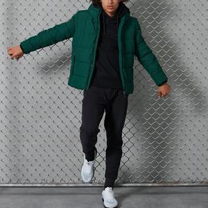 Nouvelle sortie Veste coupe-vent imperméable d'hiver personnalisée Légère Doublure matelassée à fermeture éclair à capuche Veste matelassée unie teinte unie - Product Image 2