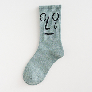 Chaussettes sport et décontractées de haute qualité avec logo personnalisé de grande taille Chaussettes de sport imprimées par sublimation de bonne qualité de couleur unie - Product Image 1