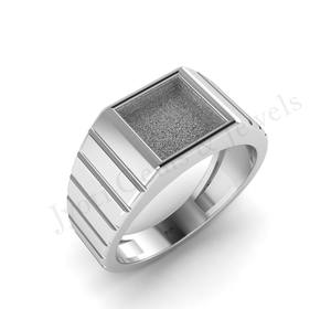 Chevalière en argent sterling 925 de bonne qualité Plaqué or 18 carats Style turc pour hommes Fabrication de bijoux vierges personnalisée fabriquée en Inde - Product Image 1