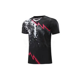 Ensemble uniforme de tennis, badminton et tennis de table unisexe - Vêtements de sport 100% polyester avec logo personnalisé - Product Image 4