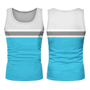 Vente directe d'usine! Débardeur de gymnastique sans manches grande taille XL pour hommes, vêtements de fitness décontractés, col à capuche en coton respirant - Product Image 4