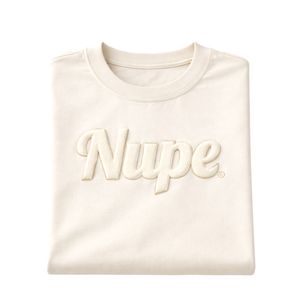 Solid Nupe Kappa Alpha Psi Fraternity Kream Chenille <b>T</b> <b>Shirt</b> True To Size Premium Cotton Embroidered Greek Letter Apparel - Product Image 6