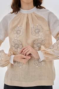 Blusas informales de manga larga, camisas bordadas para mujer, blusas elegantes para mujer, ropa para mujer, venta al por mayor - Product Image 3