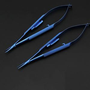 ชุดเครื่องมือผ่าตัดไทเทเนียมคาสโตรวีเจโอ ด้ามจับแบบแมนนวล คีมหนีบผิวหนัง คีมตัดเปลือกตา คีมตรงและโค้งแบบล็อคได้ ได้รับการรับรองมาตรฐาน CE - Product Image 3