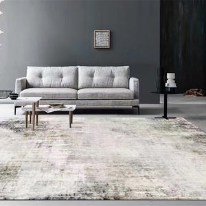 Tapis en peluche imprimé design effet cristal, moderne, antidérapant, de mur à mur, avec motif abstrait rectangulaire pour couloir, pour la décoration intérieure - Product Image 2