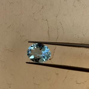 Pierre précieuse aigue-marine naturelle faite à la main 4to12mm coupe ovale pierre super propre de haute qualité en vente-pierre précieuse en vrac - Product Image 5