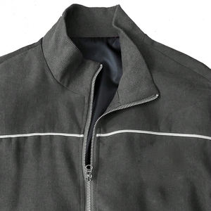 Survêtement d'entraînement d'hiver pour hommes, imprimé uni, séchage rapide, respirant, tissu 100% polyester, léger, design sportif personnalisable - Product Image 3