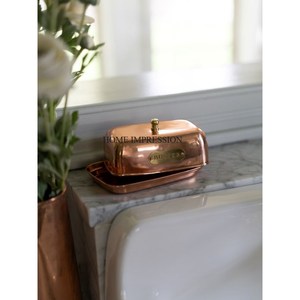 Beurrier écologique en aluminium de forme personnalisée avec couvercle en verre-Design moderne pour la maison et le restaurant - Product Image 4