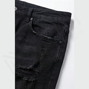 Dernier design de jeans en denim, échantillon d'achat en gros, sur mesure, déchiré, délavé, respirant, pantalon personnalisé, couleur personnalisée, vente en gros, OEM - Product Image 5