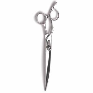 Ciseaux pour animaux de compagnie à lames incurvées tranchantes en acier à haute teneur en carbone 8 pouces ciseaux de coupe de cheveux pour animaux de compagnie avec repose-doigt - Product Image 3