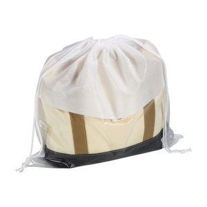 Customized <strong>Large</strong> Cotton Dust Cover <strong>Bag</strong> for Handbags Velvet <strong>Drawstring</strong> <strong>Bags</strong> With Clear Window - Product Image 4