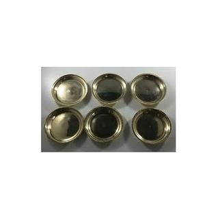 Sous-verre en cuivre Top Design petit plateau rond sous-verre de tasse à thé en cuir double personnalisé pour pièce de design imprimée avec vente - Product Image 5