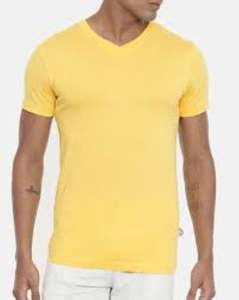 T-shirts personnalisés en coton pour hommes T-shirts à manches courtes et col en V avec couleurs personnalisées ou logo imprimé T-shirt en coton pour hommes - Product Image 6