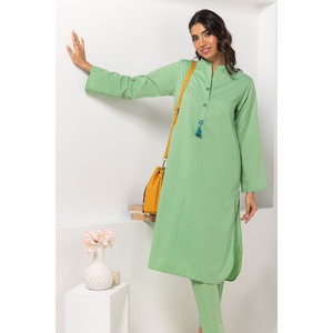 Ensemble coordonné deux pièces pour femme, tissé teint, orné, IPS-24-182, blazer et tenue, taille 2XL, pour le quotidien et le bureau - Product Image 2