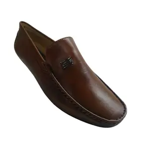 Hombres Vestido Casual Caballeros Zapatos de cuero suave Slip on Casual Mocasín Zapatos Hombres Cómodos Zapatos de moda Cuero genuino Hombres