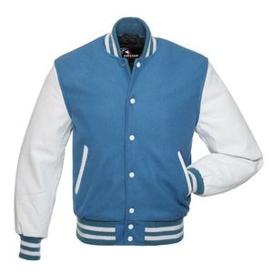 Qualité supérieure Collège Baseball Varsity Veste Rétro Lettre Patch Personnalisé Nom de l'équipe OEM Streetwear Mode Veste pour Hommes - Product Image 1
