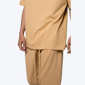 Luxury Blank 100% Cotton <b>Heavyweight</b> Drop Shoulder <b>Men's</b> Oversized <b>T</b>-<b>Shirt</b> Streetwear Style <b>Men's</b> <b>T</b>-<b>shirts</b> - Product Image 4