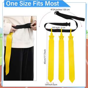 Conjunto de Accesorios de Fútbol Americano con Cinturón Ajustable y Banderas Desmontables para Niños y Adultos - Product Image 5