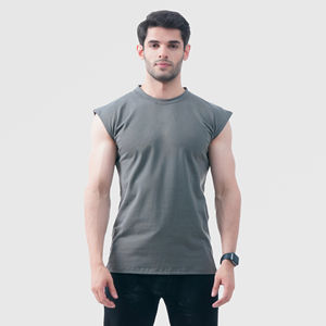 Camiseta sin Mangas Personalizada para Hombre, Camiseta Deportiva Holgada para Gimnasio, Ropa de Entrenamiento, Camiseta de Verano para Correr, Servicio OEM - Product Image 1