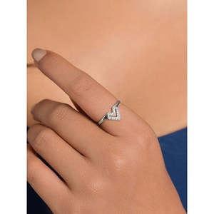 Anillos de Plata de Ley 925 de Primera Calidad para Mujer, Chapados en Rodio con Diamantes o Circonitas, Diseño Numérico, Joyería para Hombre - Product Image 4