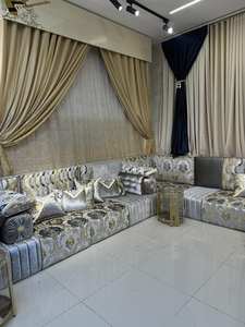 Sofá estilo Majlis árabe, diseño clásico, elegante conjunto para sala de estar, asientos de esquina de lujo, diseño que ahorra espacio - Product Image 3