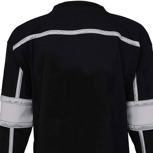 เสื้อฮอกกี้น้ำแข็งแบบซับลิเมชั่นเต็มตัว คุณภาพสูง รับผลิตตามสั่ง (OEM) สำหรับทีม สั่งซื้อขั้นต่ำน้อย ผลิตจากโพลีเอสเตอร์ 100% ระบายอากาศได้ดี แห้งเร็ว - Product Image 6