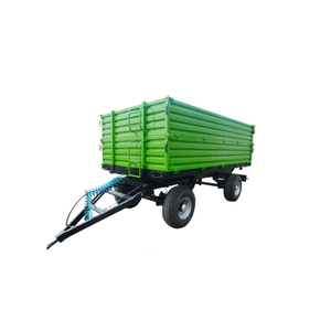 Remolque volquete de doble eje Remolque basculante agrícola de 8 toneladas para tractor Remolque volquete pequeño hidráulico agrícola Precio bajo - Product Image 5