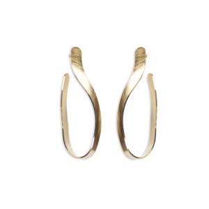 CUCOCUCA YXQ E140 Orecchini pendenti in acciaio inossidabile dorato, comodi orecchini pendenti per la primavera/estate, design lineare e pulito, adatti per l'uso quotidiano - Product Image 1