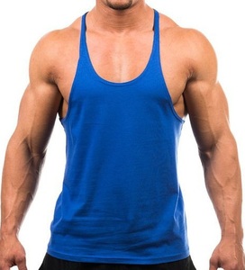 Débardeur d'entraînement pour hommes, coupe ajustée, à côtes, dernière conception, respirant 94% coton 6% Spandex, décontracté, sans manches, musculation - Product Image 6
