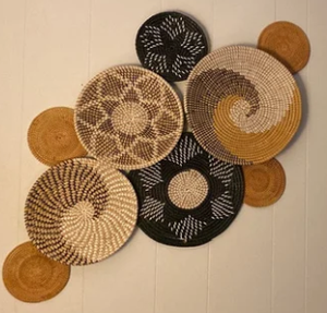Set of 9 <b>Baskets</b> for Boho <b>Wall</b> Decor - Product Image 5