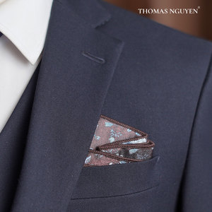 Traje de Boda Azul Marino Amor Infinito |   Traje de Tres Piezas a Medida (Chaqueta, Pantalones y Chaleco) |   Hecho en Vietnam - Product Image 3