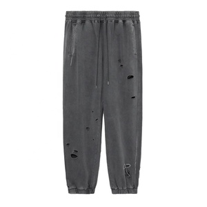 Pantalon de survêtement décontracté pour hommes personnalisé léger, respirant, écologique, anti-boulochage, best-seller - Product Image 1