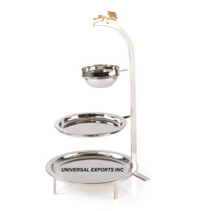 Metal nueva colección bandeja de Chocolate espejo pulido hecho a mano plato de Chocolate forma redonda nueva bandeja de Chocolate - Product Image 2