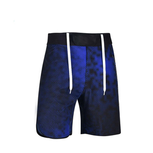 Men's Customizable Gym Shorts MMA <b>Boxer</b> & BJJ Fight Shorts Leopard Print Sublimation Design OEM Logo Taekwondo Martial Arts Wear - Product Image 2