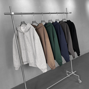 Sudadera con cremallera de fabricante al por mayor, chándal de algodón en blanco, Sudadera con capucha y cremallera para hombre, sudadera personalizada - Product Image 2