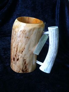 Falak World Export Premium Quality Diseño moderno Taza de madera para té Café Vino Cerveza - Product Image 3