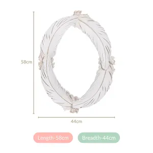 Miroir mural en verre transparent et lisse avec cadre design pour chambre boutique facile à réparer parfait pour un espace élégant pour l'exportation en vrac - Product Image 4