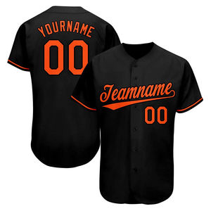Uniforme de baseball personnalisé en polyester pour hommes, vente en gros, vêtements de baseball par sublimation, haut de baseball d'équipe, vêtements respirants - Product Image 4